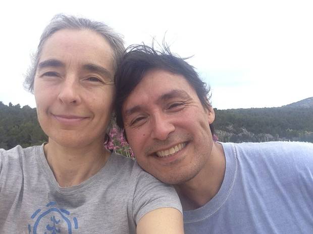 Kirt Ejesiak his wife Madeleine Cole, who is also a recipient of the 150 program.