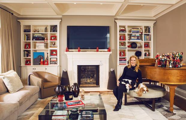 Eleanor McCain's living room is a space of respite and creativity.