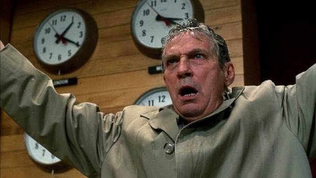 Peter Finch in Network.