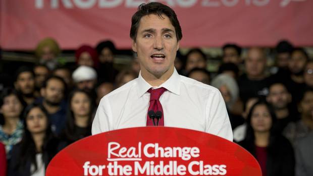 Liberal leader Justin Trudeau