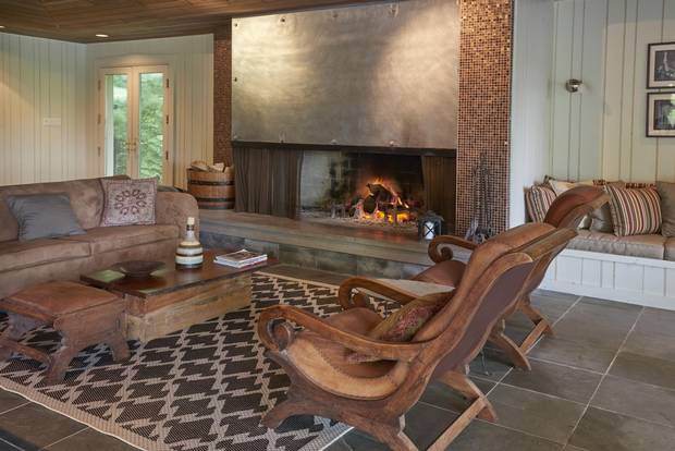 The family moved into their home after 14 months of construction.