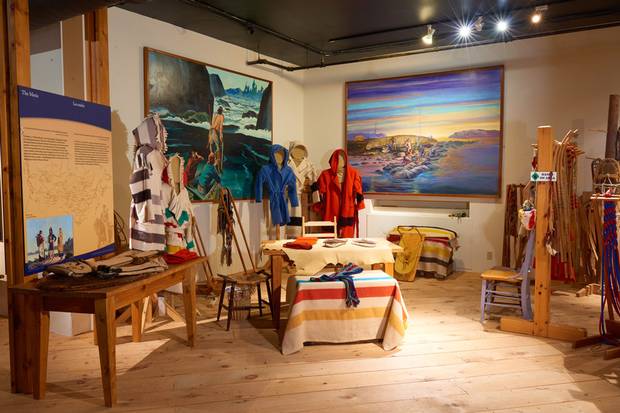 The museum’s Artisan Gallery displays handcrafted goods.