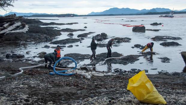 The Heiltsuk Nation, which relies on beaches near the tug accident site, has called the situation a disaster.