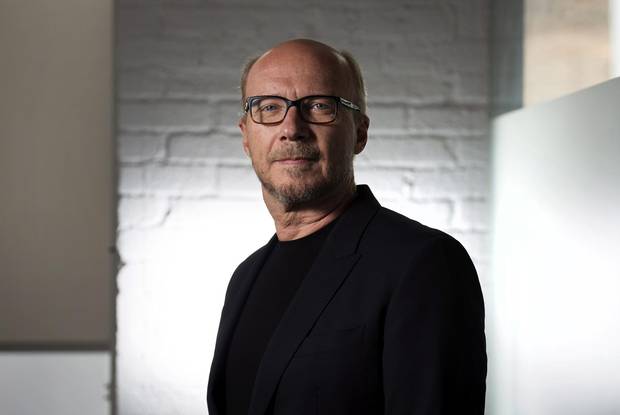 Director Paul Haggis poses for a photo in Toronto during the 2014 Toronto International Film Festival.