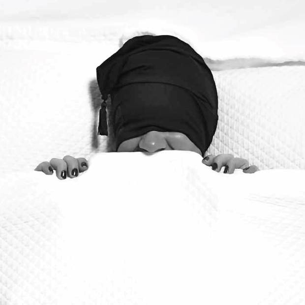 The Nite Hood sleep mask.