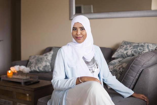 Nasra Bashir, 20. Toronto. BA student in information technology. Somali-Canadian.