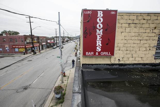 One of Mr. Sergi's grow ops was housed in a decrepit former Hamilton bar called Boomers that once served as a strip club.