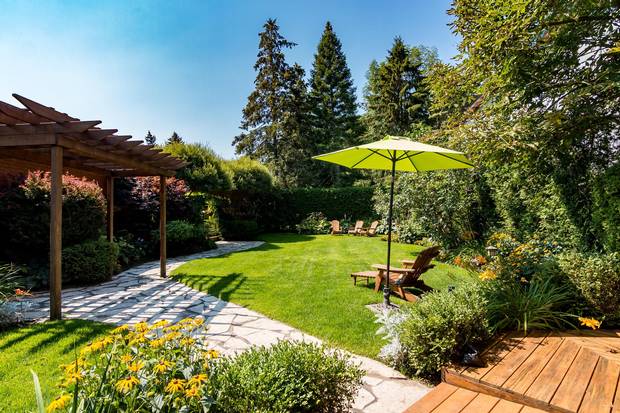 Through trial and error, owner Blaine Drover figured out what combination of trees and plants would thrive.