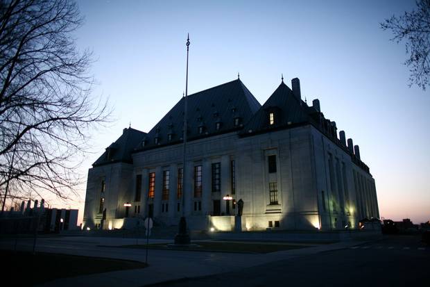 The Supreme Court of Canada building is shown on March 13, 2012.