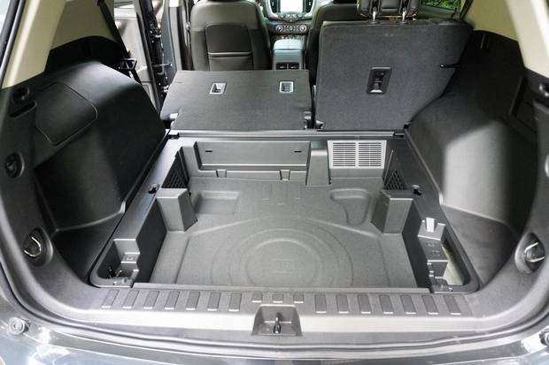The trunk has a sizeable hidden compartment.