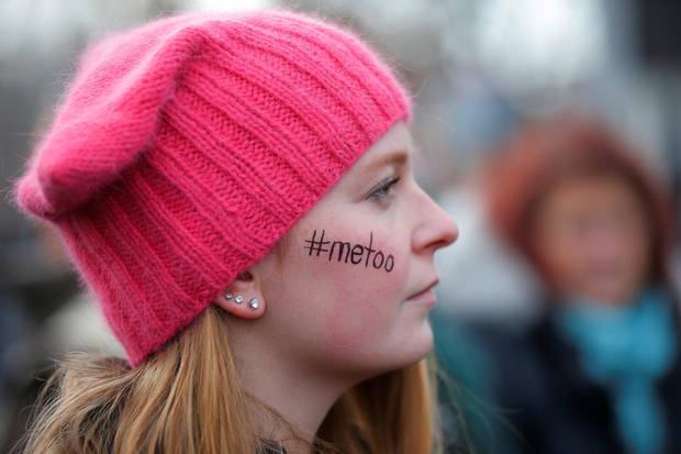 Caitlyn MacGregor attends the second annual Women's March in Cambridge, Mass., on Jan. 20, 2018.