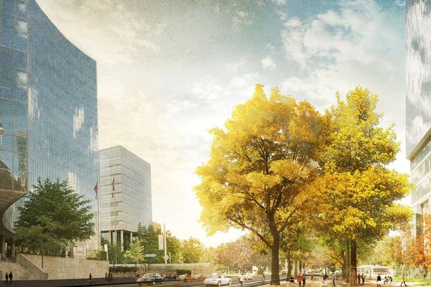 The Great Streets project in Toronto envisions a new downtown core that prioritizes public space.