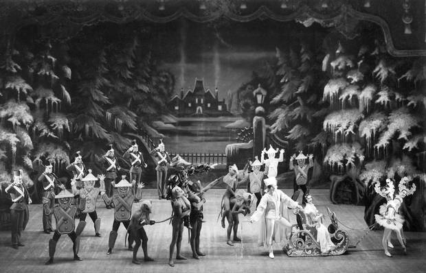 Nut2DAA2 David Adams with Artists of the Ballet in The Nutcracker, Act II (1956).