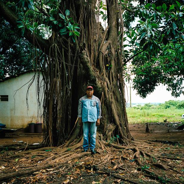 Arsenio Vasques, 63, raised his grandson Enildo from the time he was a baby. Enildo hanged himself last year, at 16. Mr. Vasques has been trying to address the rash of youth suicides in Amambai, where he is a community leader – but said he never expected the menace they call jejuvy would touch his own family. 'To fight these suicides, it can't just be the leaders, it has to be all of us together, teachers, pastors, we all have to be united.'