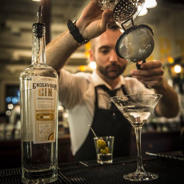 Cocktail hour begins at 11 a.m. daily at Liberty Distillery’s 100-year-old antique bar, where you can sip signature drinks or try a tasting flight of its triple-distilled, 100-per-cent organic, B.C. wheat-based gins and vodka.