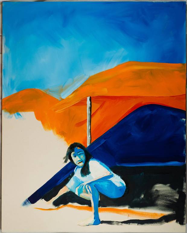 Night Sky (for Sandi), 2012 oil on canvas.