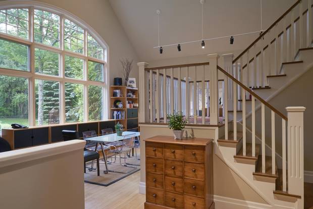 Windows used throughout the house were manufactured in Manitoba.