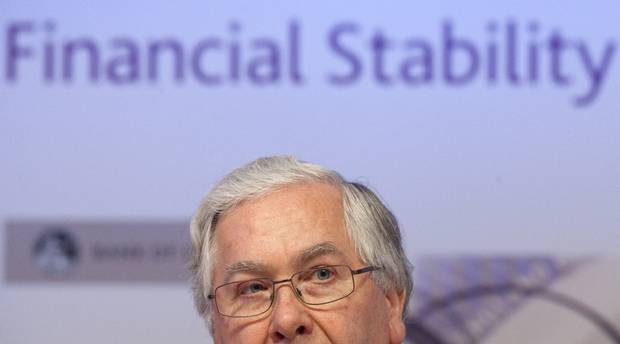 Lord King, then governor of the Bank of England, in 2012.