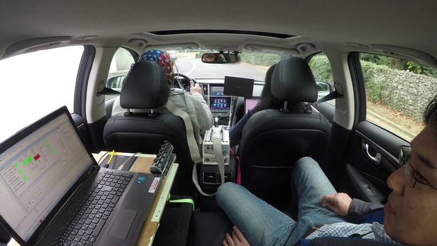 Nissan unveiled research today that will enable vehicles to interpret signals from the driver’s brain, redefining how people interact with their cars. The company’s Brain-to-Vehicle, or B2V, technology promises to speed up reaction times for drivers and will lead to cars that keep adapting to make driving more enjoyable.