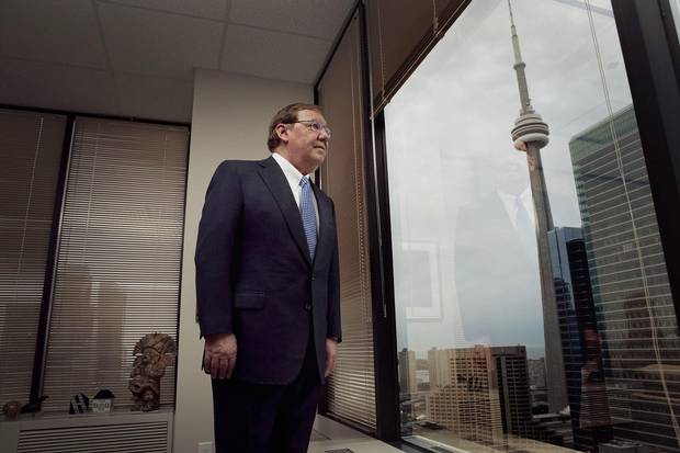 Gerald Soloway, former CEO of Home Capital is seen in his Toronto office in 2010.