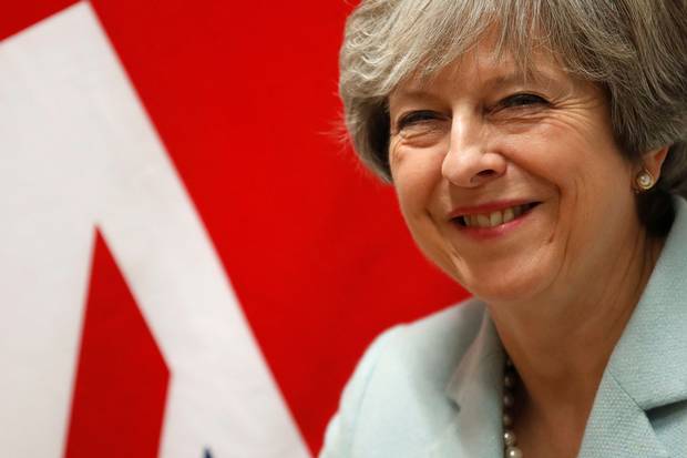 British Prime Minister Theresa May.