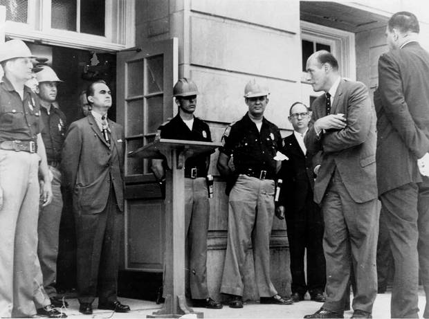 Former Alabama Gov. George C. Wallace is shown in this June 11, 1963 photo, when he vowed 