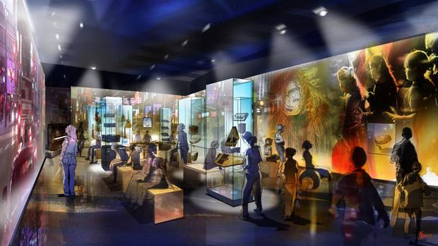 Rendering of Calgary's National Music Centre.