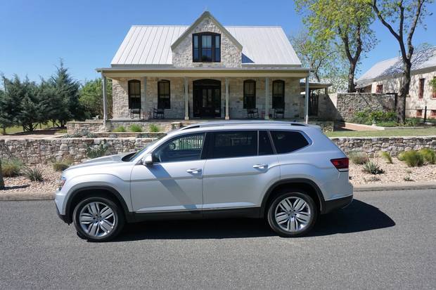 The distinct body-side character line of the Atlas helps it stand out from the herd.