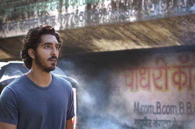 Dev Patel appears in a scene from Lion.