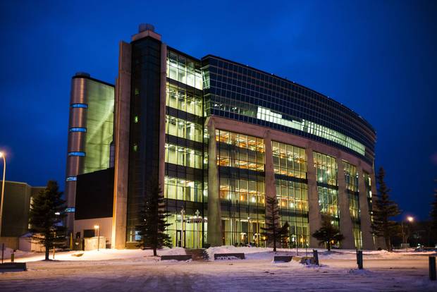 The Advanced Technology and Academic Centre (ATAC) building at Lakehead university in Thunder Bay, where NOSM classes are also held, is photographed on Wednesday, December 20, 2017. 