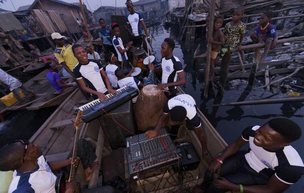 The Makoko neighbourhood of Lagos, Nigeria.