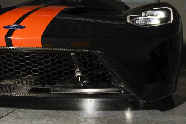 In track mode, the GT's active dynamics system lowers the ride height.