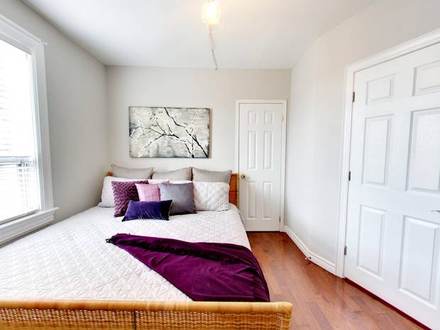 The house costs a bit more than a two-bedroom condo, but has an extra bedroom and no condo fees, says real estate agent Matthew Shapiro.