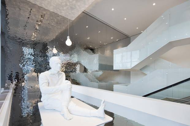 The hospital is designed for 800,000 visits a year.