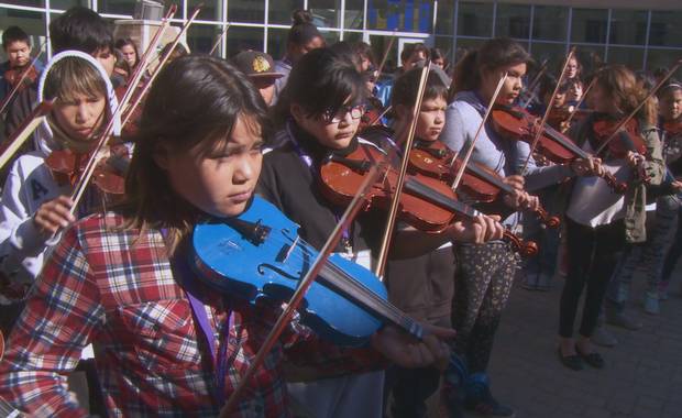 OUR PEOPLE WILL BE HEALED (documentary) 2017. The fifth film in a cycle that began with The People of the Kattawapiskak River, Our People Will Be Healed adopts an optimistic tone without denying a dark past. It bears witness to the tragedies that have befallen the Plains Cree, such as being confined to reserves, forbidden to practise any cultural ceremonies, including the Sun Dance, and sent off to residential schools.