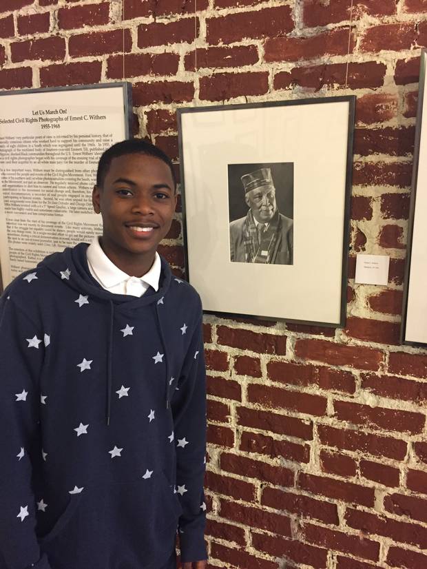 Erick Williams, grandson of police officer and civil-rights photographer Ernest Withers.
