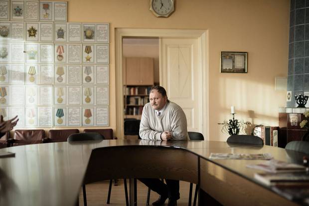 ‘My feelings toward NATO are very bad. They make enemies for themselves,’ says Aleksej Vasiljev, the head of a local non-government organization that claims to represent the Russian community in Daugavpils.