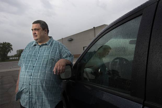 Paul Monbourquette, 55, worked at Stelco for 17 years before being let go.