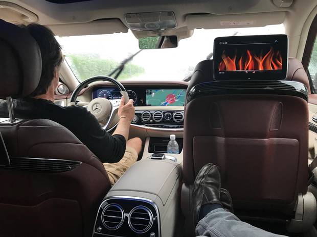 The 2018 Mercedes-Benz S-Class is spacious for a sedan.