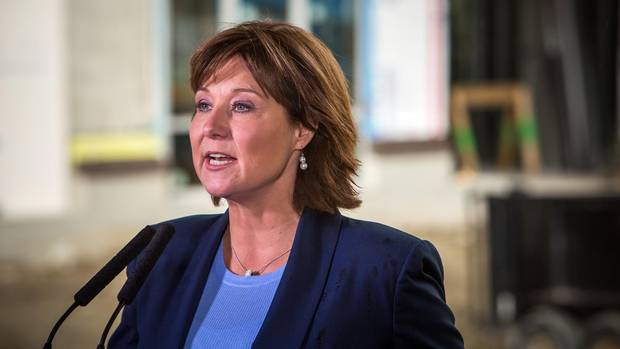 B.C Premier Christy Clark on Sept. 19, 2016.