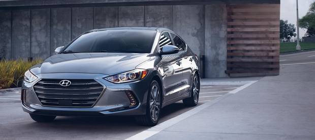 The 2018 Hyundai Elantra.