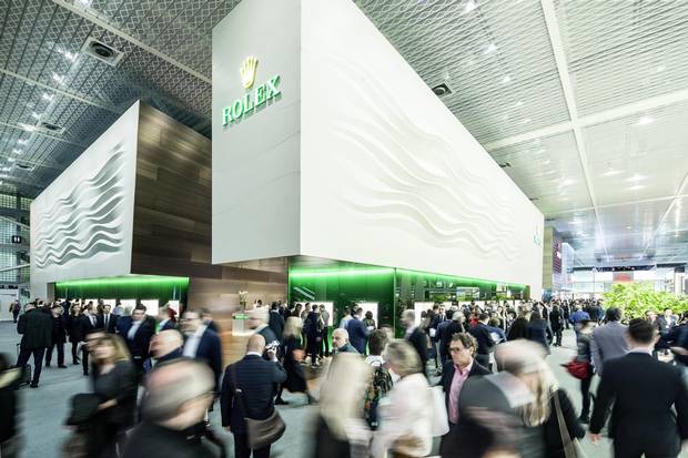 Rolex at Baselworld.