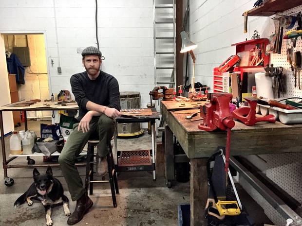 Joshawa Lamkey runs Grindhouse Blade Care and Ware in Halifax.