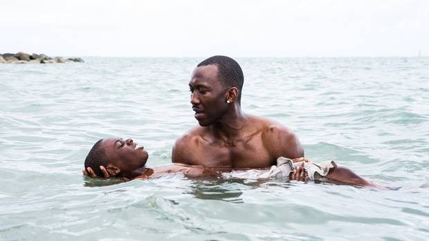 Mahershala Ali and Jaden Piner in Moonlight.