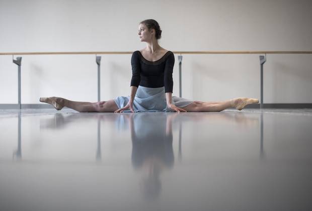 Jurgita Dronina, principal dancer with the National Ballet of Canada, is photographed at the company's rehearsal space in Toronto, on Nov. 6, 2017. 