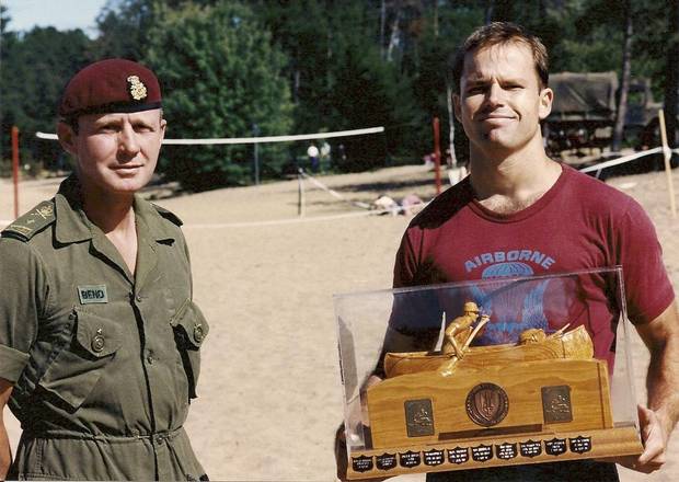 Tall, smart and pragmatic, Brad Elms was also a tremendous athlete who won the army's version of the Ironman race.