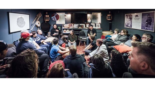 Cyndi Peal and others talk reconciliation in the Polar Prince's ‘legacy room,’ named in honour of Chanie Wenjack, an Ontario Ojibwe youth who died in the 1960s escaping residential school, and Gord Downie, the late frontman of the Tragically Hip.