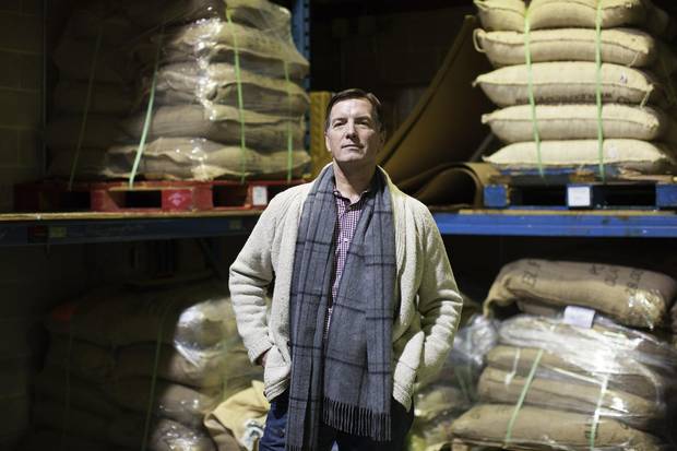 Owner of JJ Bean John Neate is photographed in the JJ Bean Coffee Roasters warehouse in Vancouver. There are now 19 JJ Beans in the Vancouver area and the company has opened its first four locations in Toronto.