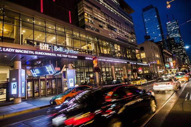 The TIFF Bell Lightbox theatre in Toronto is shown on Aug. 29, 2017.