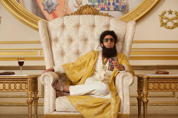 Sacha Baron Cohen in The Dictator.